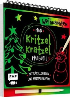 Cover Mein Kritzel-Kratzel-Malbuch - Weihnachten, m. Holzstift