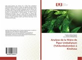 Analyse de la filière de Piper Umbellatum (Tshilombolombo) à Kinshasa