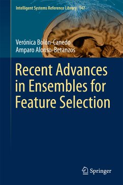 Recent Advances in Ensembles for Feature Selection (eBook, PDF) - Bolón-Canedo, Verónica; Alonso-Betanzos, Amparo