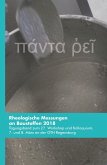 Rheologische Messungen an Baustoffen 2018 (eBook, ePUB)