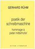 poetik der schreibmaschine