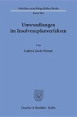 Umwandlungen im Insolvenzplanverfahren.