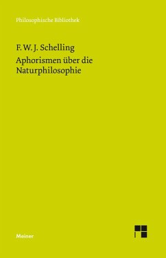 Aphorismen über die Naturphilosophie (eBook, PDF) - Schelling, Friedrich Wilhelm Joseph