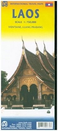 Touristik Karte Laos