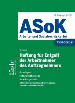 ASoK-Spezial Haftung für Entgelt der Arbeitnehmer des Auftragnehmers (f. Österreich) - Wiesinger, Christoph