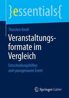 Veranstaltungsformate im Vergleich - Knoll, Thorsten