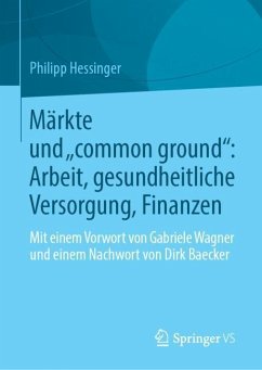 Märkte und ¿common ground¿: Arbeit, gesundheitliche Versorgung, Finanzen - Hessinger, Philipp