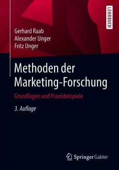Methoden der Marketing-Forschung - Raab, Gerhard;Unger, Alexander;Unger, Fritz
