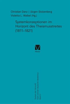 Systemkonzeption im Horizont des Theismusstreits (1811-1821)
