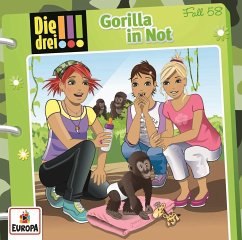 Gorilla in Not / Die drei Ausrufezeichen Bd.58 (1 Audio-CD) - Heger, Ann-Katrin