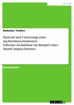 Entwurf und Umsetzung einer nachrichtenorientierten Software-Architektur am Beispiel eines SmartCampus-Dienstes (eBook, PDF)