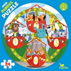 Mein rundes Puzzle - Auf dem Riesenrad (Kinderpuzzle)