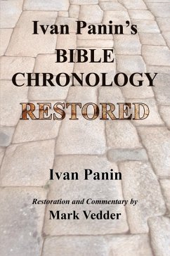 Cover Ivan Panin's Bible Chronology Restored