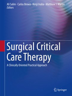 Surgical Critical Care Therapy (eBook, PDF)