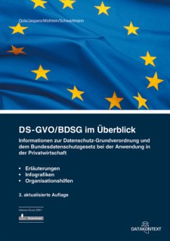 Datenschutz-Grundverordnung im Überblick, m. 1 Buch, m. 1 Beilage - Gola, Peter;Müthlein, Thomas;Schwartmann, Rolf
