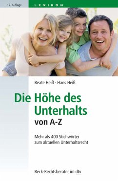 Die Höhe des Unterhalts von A-Z (eBook, ePUB) - Heiß, Beate; Heiß, Hans