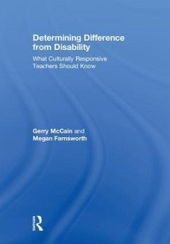 Determining Difference from Disability - McCain, Gerry; Farnsworth, Megan
