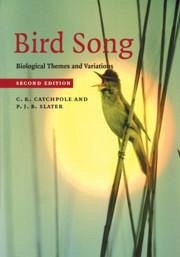 Bird Song - Catchpole, C K; Slater, P J B