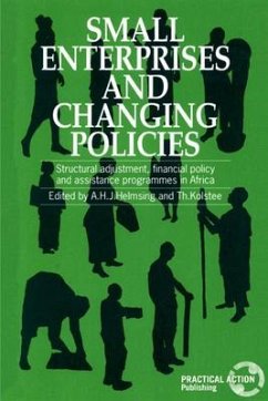 Small Enterprises and Changing Policies: Structural Adjustment, Financial Policy and Assistance Programmes in Africa - Helmsing, A. H. J.