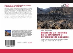 Efecto de un incendio en la estructura y diversidad de especies - Sandoval Toledo, Quetzal