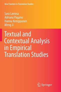 Textual and Contextual Analysis in Empirical Translation Studies - Laviosa, Sara;Pagano, Adriana;Kemppanen, Hannu