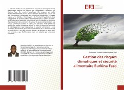 Gestion des risques climatiques et sécurité alimentaire Burkina Faso - Yigo, Guiadoma Ludovic Prosper Arsène