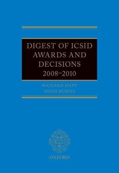 Digest of ICSID Awards and Decisions 2008-2010 - Happ, Richard; Rubins, Noah