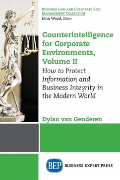 Counterintelligence for Corporate Environments, Volume II - Genderen, Dylan van