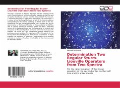 Determination Two Regular Sturm-Liouville Operators from Two Spectra - Blancarte, Herminio