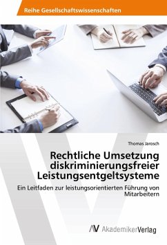 Cover Rechtliche Umsetzung diskriminierungsfreier Leistungsentgeltsysteme