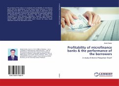 Profitability of microfinance banks & the performance of the borrowers - Sattar, Abdul