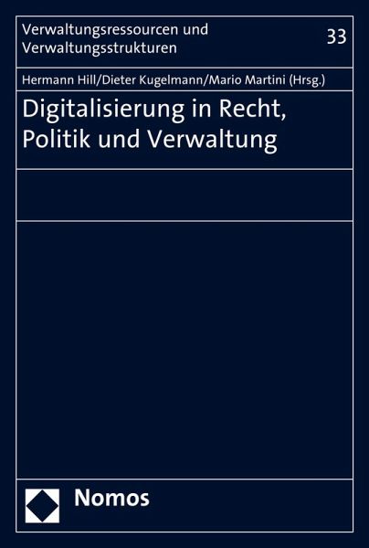 Digitalisierung in Recht, Politik und Verwaltung (eBook, PDF)