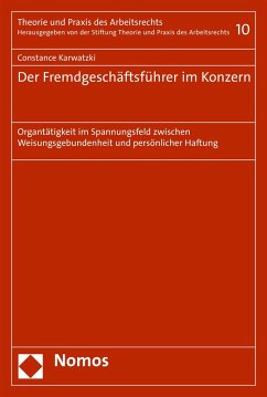 Der Fremdgeschäftsführer im Konzern (eBook, PDF) - Karwatzki, Constance