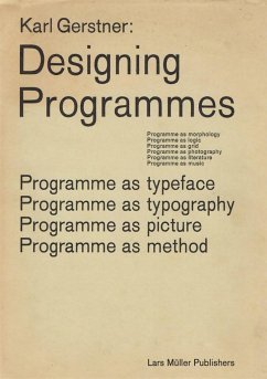 Designing Programmes - Gerstner, Karl