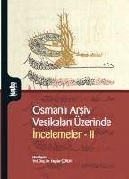Cover Osmanli Arsiv Vesikalari Üzerinde Incelemeler 2