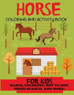 Horse Coloring and Activity Book for Kids - Blue Wave Press