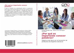 ¿Por qué es importante conocer palabras? - Calzadilla Vega, Grechel;Domínguez Hernández, Marlen Aurora