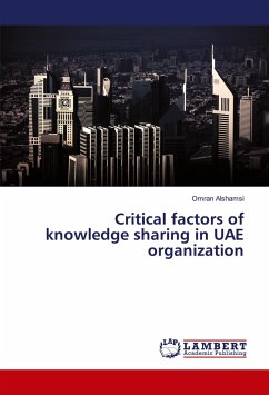 Critical factors of knowledge sharing in UAE organization