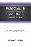 Quality Standards for Highly Effective Government (eBook, ePUB)