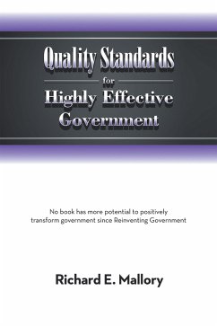 Cover Quality Standards for Highly Effective Government (eBook, ePUB)