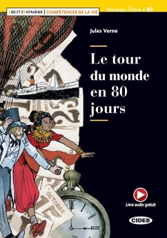 Le tour du monde en 80 jours. Lektüre + Audio-CD + Audio-App - Verne, Jules
