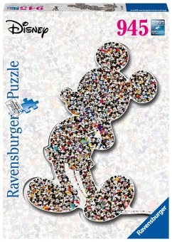 Ravensburger 16099 - Disney Shaped Mickey, Puzzle, 945 Teile