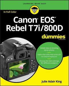 Canon EOS Rebel T7i/800D For Dummies (eBook, ePUB) - King, Julie Adair