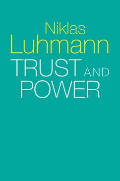 Trust and Power (eBook, ePUB) - Luhmann, Niklas