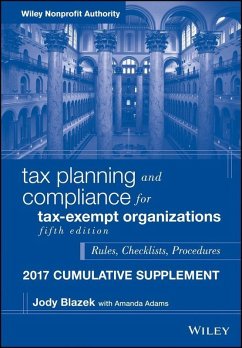 Tax Planning and Compliance for Tax-Exempt Organizations (eBook, ePUB) - Blazek, Jody; Adams, Amanda