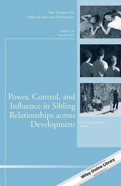 Cover Power, Control, and Influence in Sibling Relationships across Development (eBook, PDF)