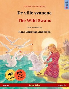 Cover De ville svanene - The Wild Swans (norsk - engelsk) (eBook, ePUB)