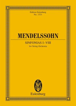 Sinfonias I-VIII (eBook, PDF) - Mendelssohn Bartholdy, Felix