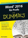 Word 2016 für Profis für Dummies (eBook, ePUB)