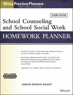 School Counseling and Social Work Homework Planner (W/ Download) (eBook, PDF) - Knapp, Sarah Edison; Berghuis, David J.